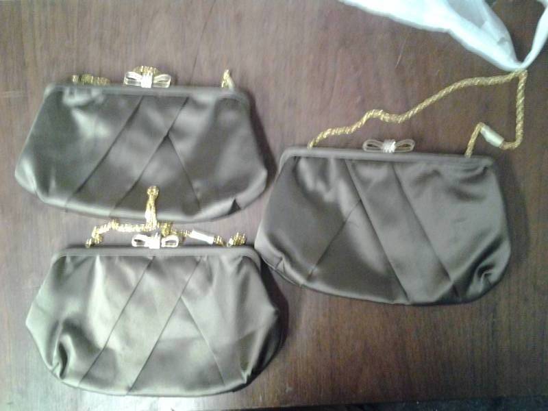 3 Bronze Chocolate Clutches