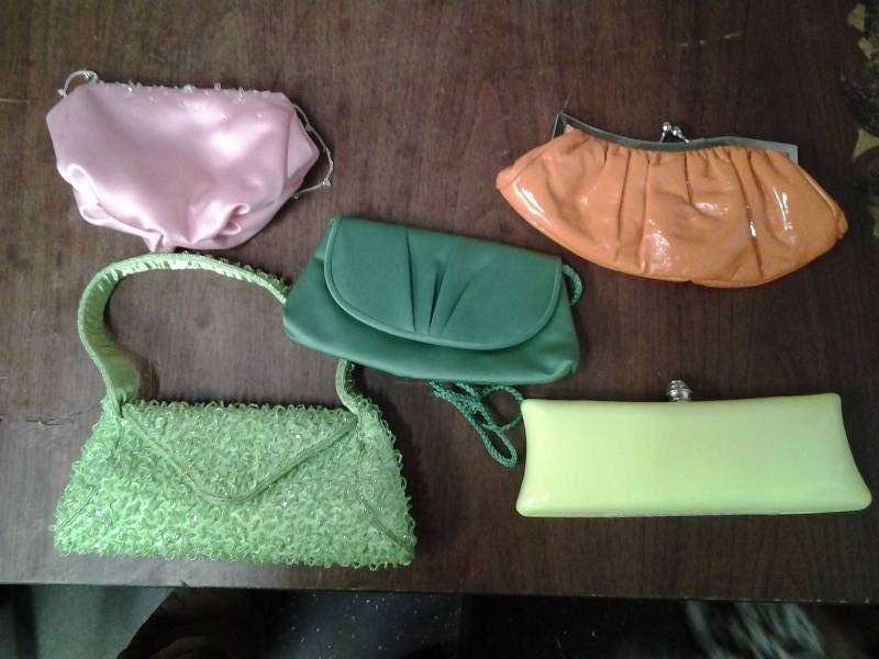 5 Assorted Clutches
