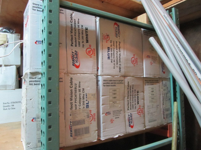 6 Unopened Boxes Perfect Vision Cat 5e Cable