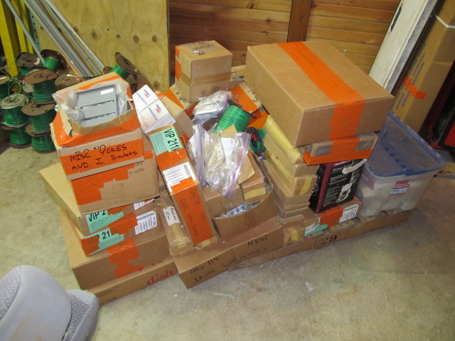 Massive Lot of ElectricalCableSatellite Installation Items