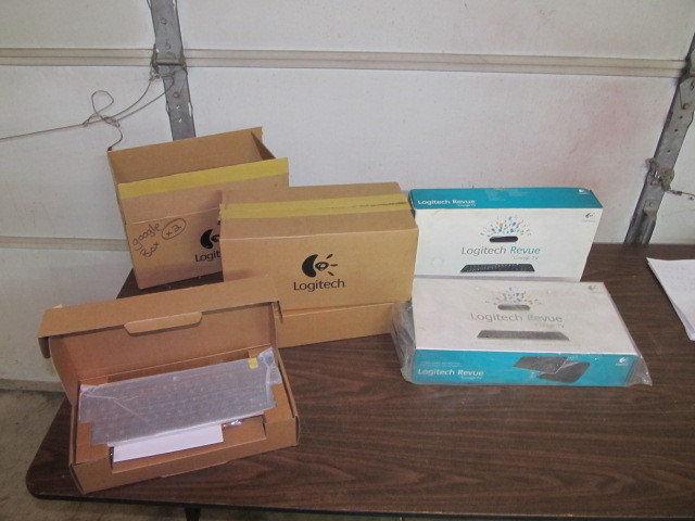 Lot of 7 Brand New Logitech Revue wGoogle TV