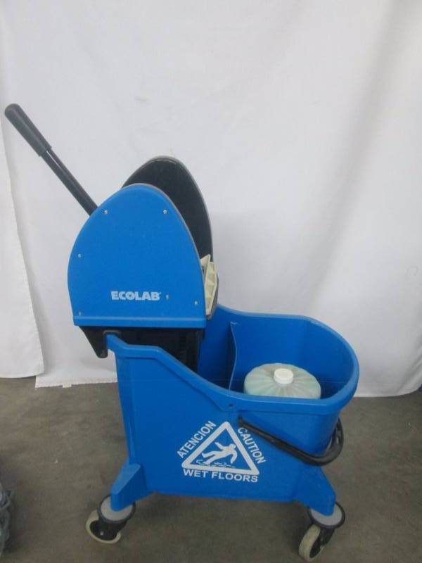 Dual Cavity Mop Bucket - Blue