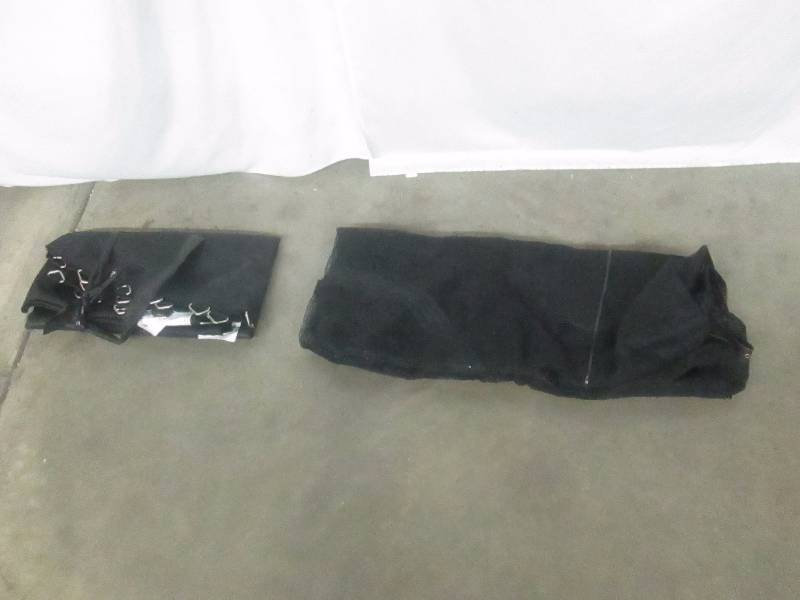 lot 123 image: 12 ft Mesh Enclosure and Tarp