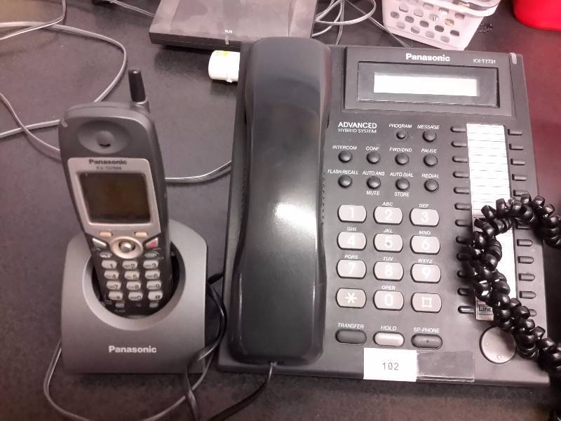 lot 12 image: Panasonic Phone System..