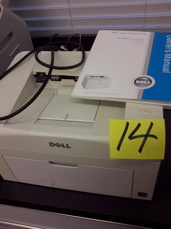 lot 14 image: DELL  1110 Laser Printer.. Works well