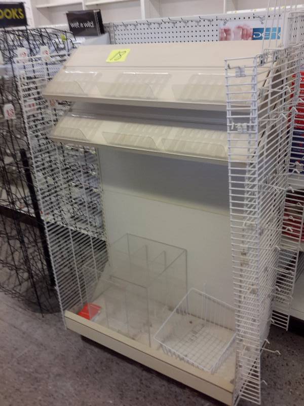 lot 18 image: 2 display shelves as shown