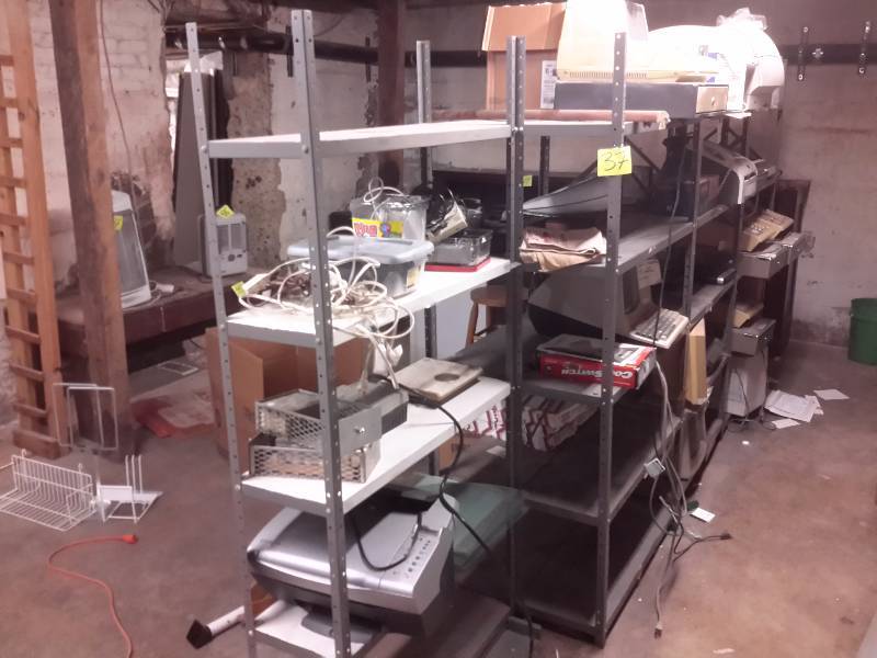 lot 37 image: 7 shelf sections.. EACH Section 36in x 12 in x72 in..