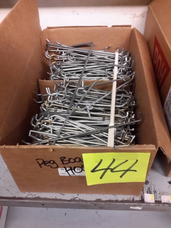 lot 44 image: 2 Boxes of Pegboard Clips