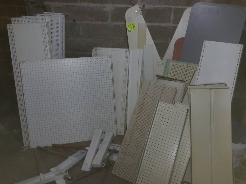 lot 84 image: Misc. Shelving parts as shown