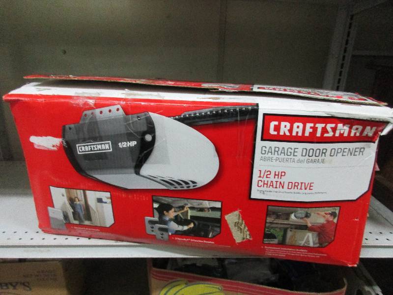 craftsman 12 hp chain driven garage door opener