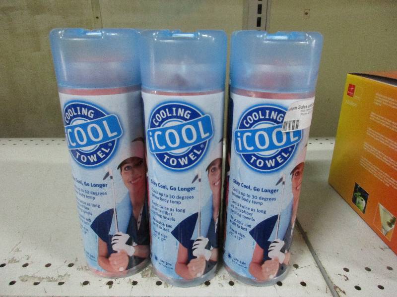 6 Icool cooling towels
