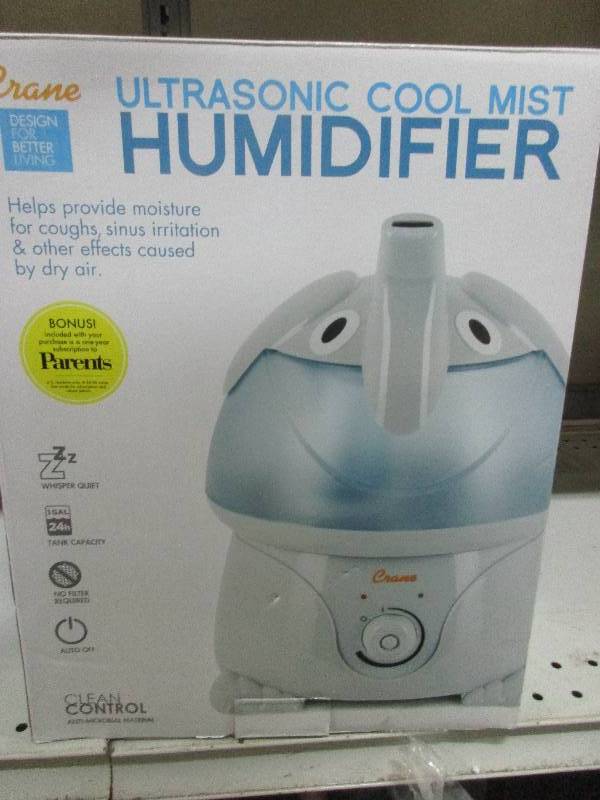 Crane ultra sonic cool mist humidifier - elephant