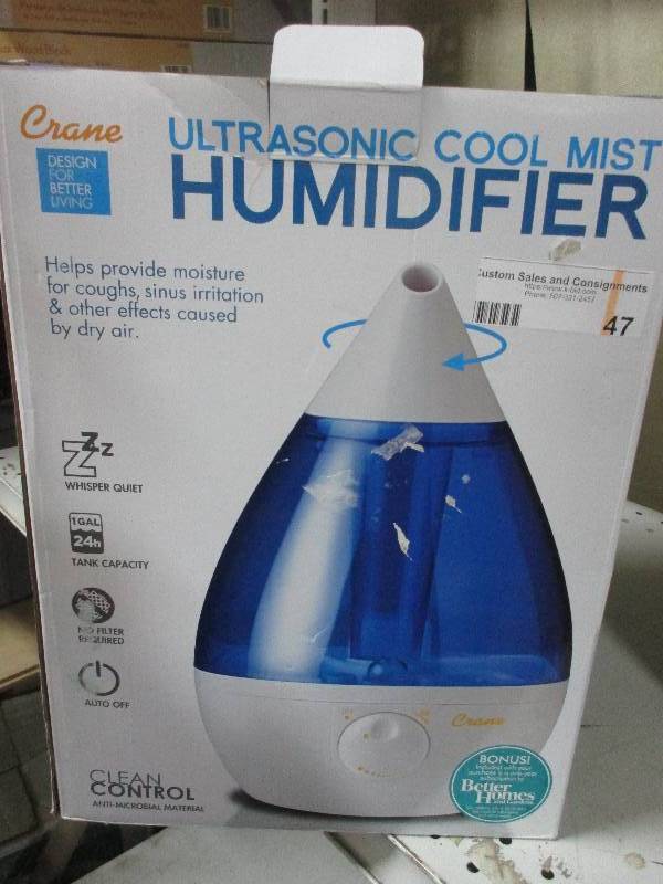 crane ultrasonic cool mist humidifier