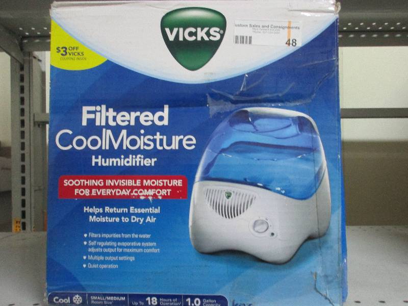 Vicks filtered cool moisture humidifier