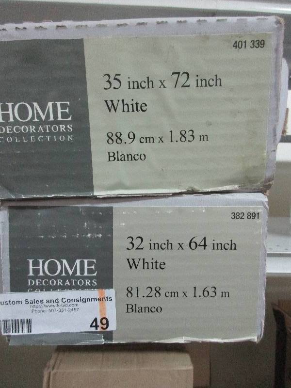 2 blinds 35x72 and 32x64