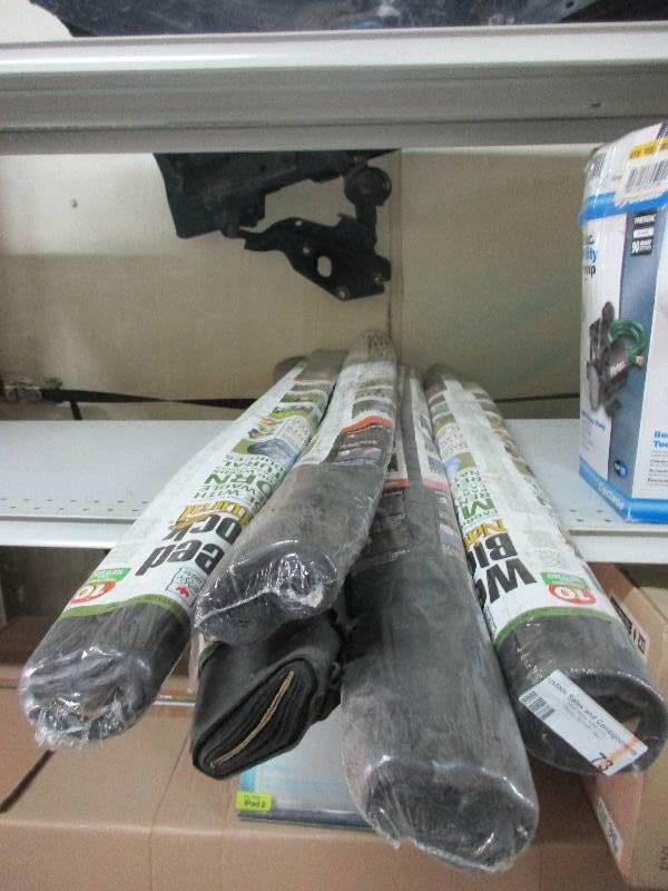 5 rolls of weed block natural garden liners