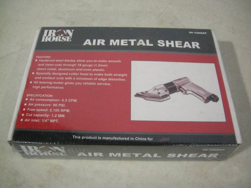 lot 14 image: Iron Horse Air Metal Shear