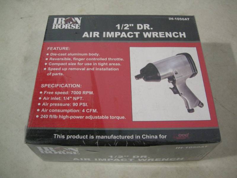 lot 16 image: Iron Horse 12 Air Impact Wrench