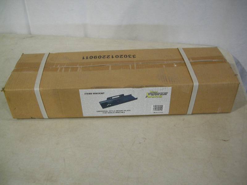 lot 23 image: Wood Power Universal Winch Mount Plate
