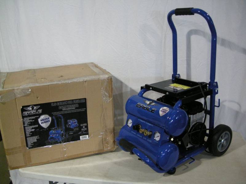 lot 24 image: Eagle Silent Series Portable Air Compressor