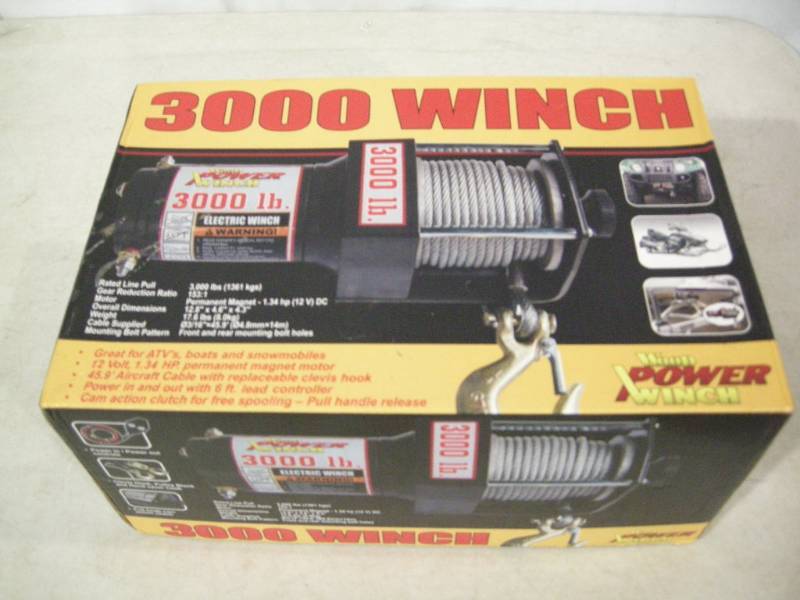 lot 29 image: Wood Power Winch 3000lb