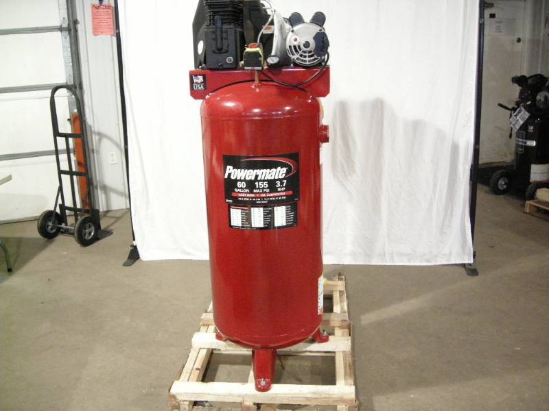 lot 36 image: Powermate Upright Air Compressor