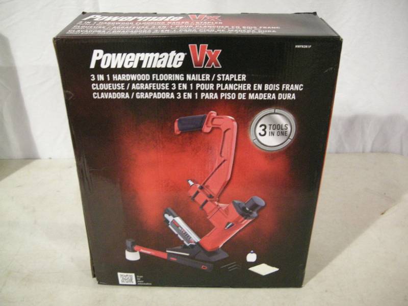 lot 37 image: Powermate VX 3-in-1 Hardwood Flooring NailerStapler