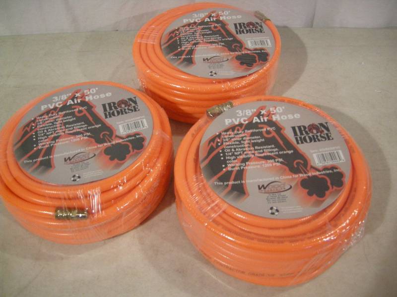 lot 61 image: Iron Horse 38 Air Hose -- 3 Rolls