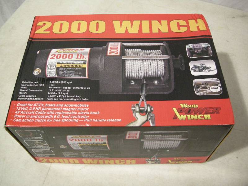 lot 84 image: Wood Power Winch 2000lb