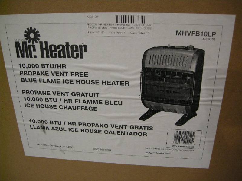 lot 104 image: Mr Heater Ice House Heater