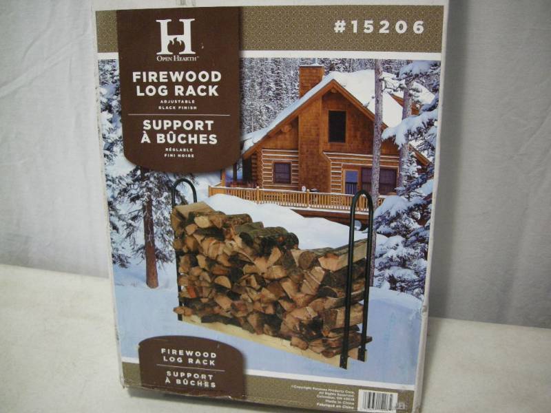 lot 107 image: Open Hearth Firewood Log Rack