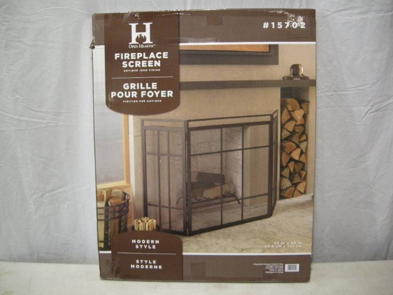 lot 112 image: Open Hearth Fireplace Screen