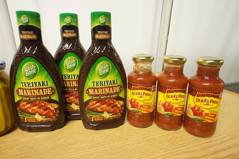 Lot of 12 Jars of Pickles, Marinades, Olives and Sauces
