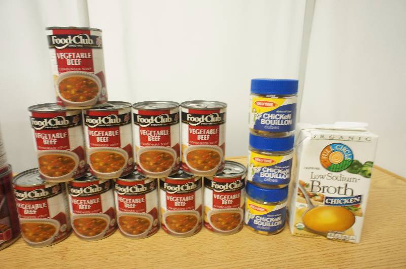 Large Lot of Assorted Soups