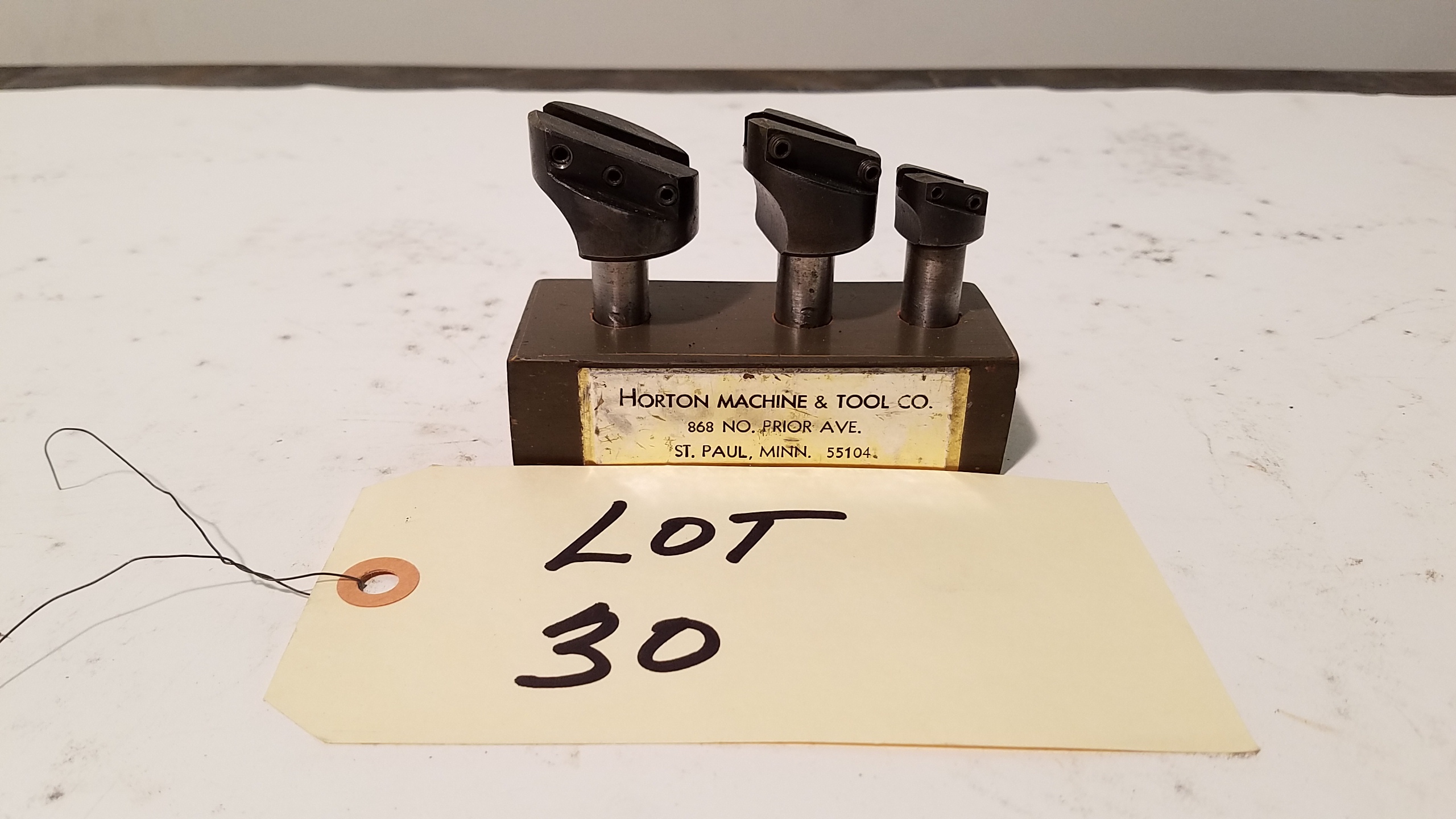 lot 30 image: 3 Pc. Flycutter Set