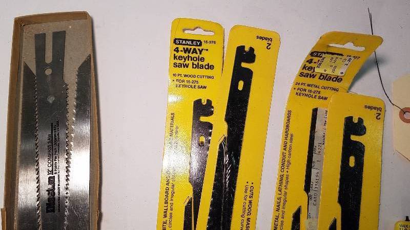 lot 61 image: Keyhole Saw Blades