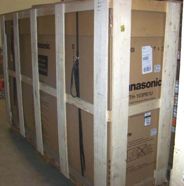 lot 1 image: 103, Panasonic, 1080p, Full HD, Professional Interactive Plasma DisplayMonitor - NEW  NEVER USED