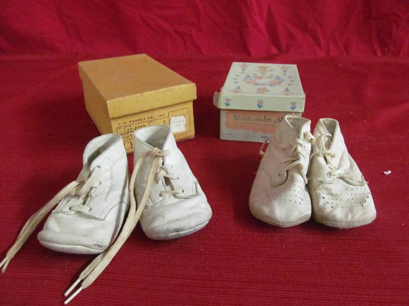 vintage baby shoes