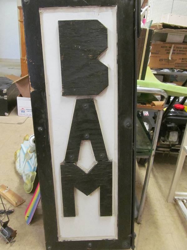 vintage Benson wood sign