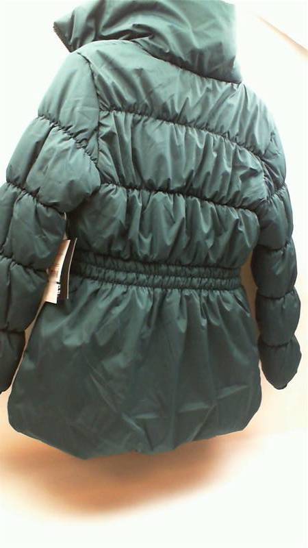 lot 57 image: HB Sport by Harve Benard 100% polyester green puffy coat Size large looks smaller