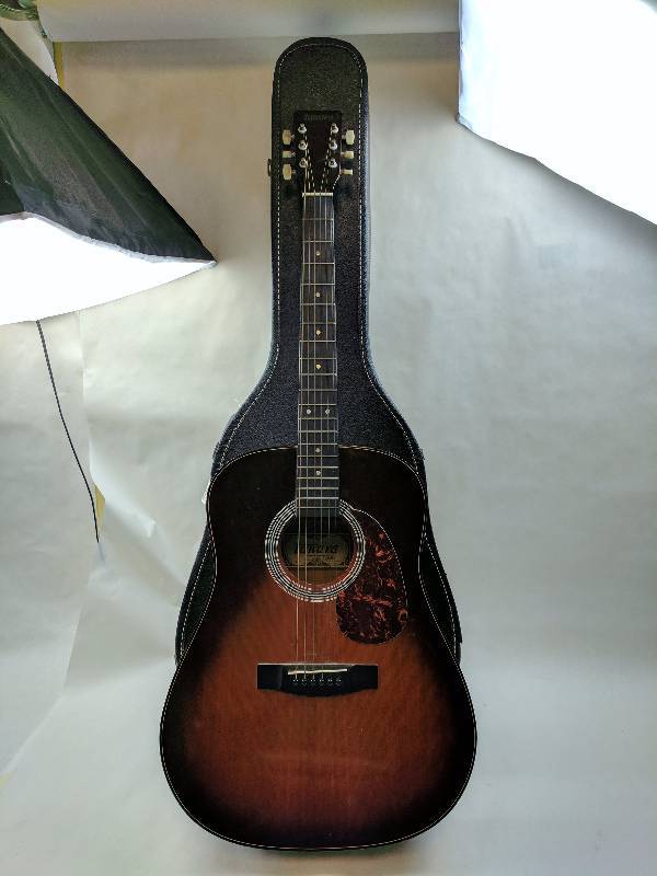 lot 41 image: Tanara SD300AM Acoustic Guitar with Hardshell Case