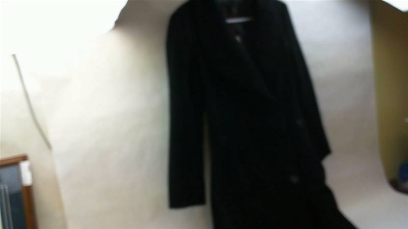 lot 7 image: Womens Double-Breasted Faux Wool Peacoat With Contrast Accents NEW WITH DEFECTS