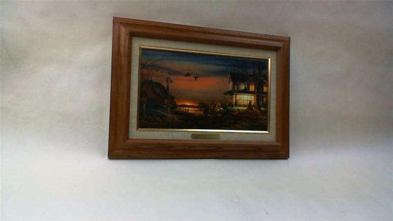 lot 15 image: Terry Redlin 1998 Special Memories Master Stroke print 19x13.5 in frame
