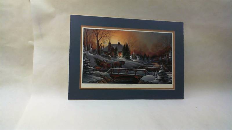 lot 28 image: Terry Redlin print Heading Home No Frame Damage on print