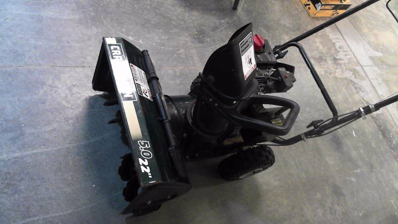 lot 447 image: Craftsman Model 24788700 Snowblower Fuel Issue Bad Tire
