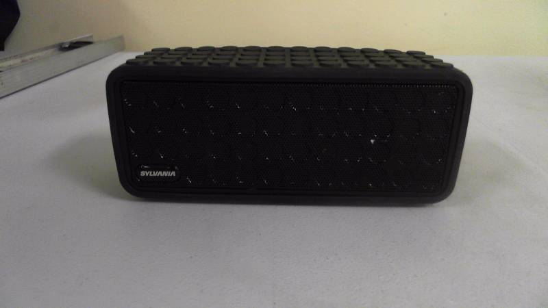 lot 455 image: Sylvania SP258-BLACK Bluetooth Speaker No Charger