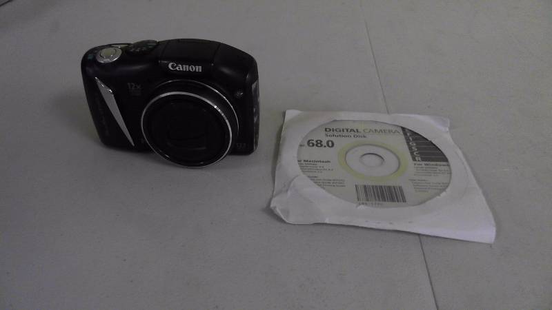 lot 467 image: Canon PowerShot SX130 IS 12.1 MP Compact Digital Camrera With Software