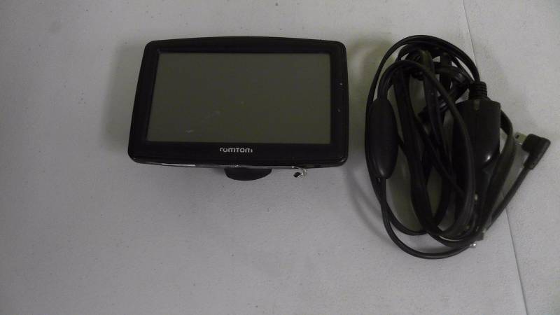 lot 483 image: TomTom 5in Touch GPS with Car Mount and Car Charger