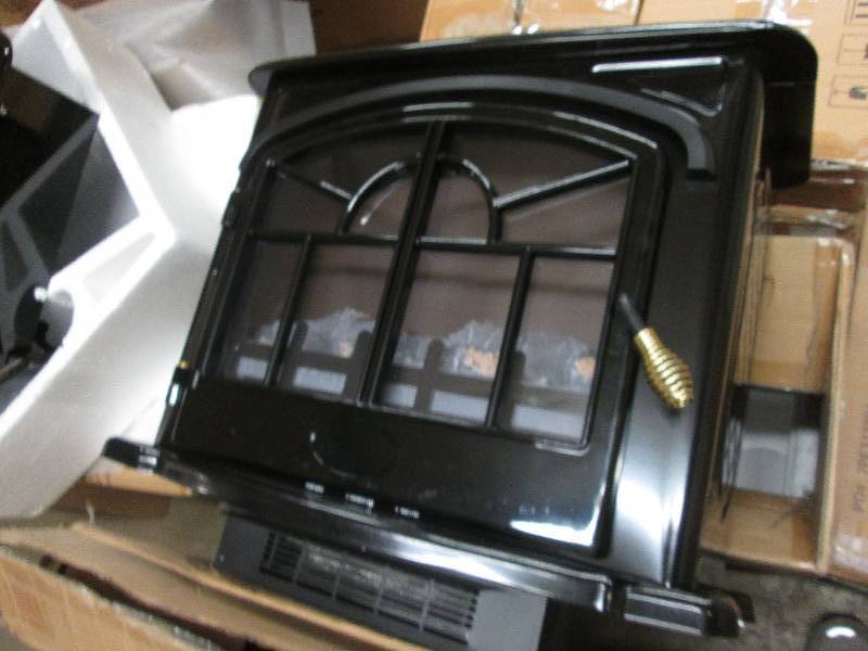 Vintage Style Electric Fireplace op...