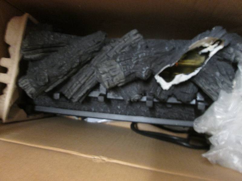 Electric Log Set Heater and Firepla...